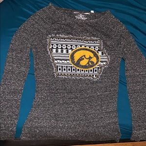 Long sleeved Iowa Hawkeye shirt